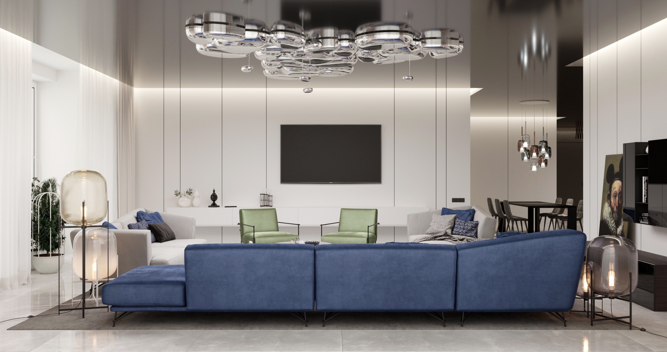 Bachelor flat interior design