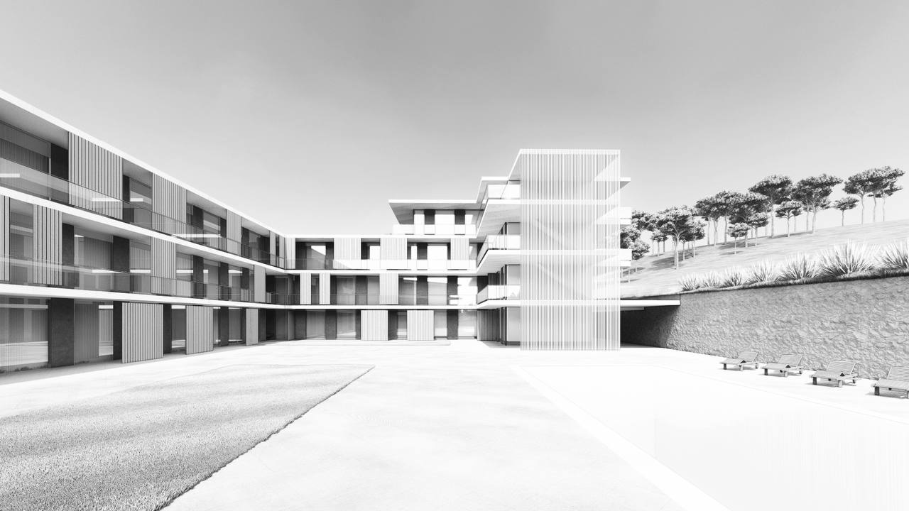 Boutique hotel concept – massing studies and key sections